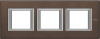 RAMKA PROTOKĄTNA POZIOMA 3X2 MODUŁY BRUSHED BRONZE AXOLUTE - HA4802M3HBR - LEGRAND