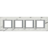RAMKA PROTOKĄTNA POZIOMA 4X2 MODUŁY CARRARA MARBLE AXOLUTE - HA4802M4HRMC - LEGRAND