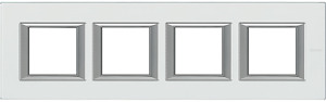 RAMKA PROTOKĄTNA POZIOMA 4X2 MODUŁY KRISTALL GLASS AXOLUTE - HA4802M4HVKA - LEGRAND