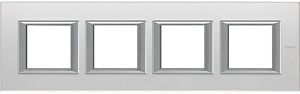 RAMKA PROTOKĄTNA POZIOMA 4X2 MODUŁY MIRROR GLASS AXOLUTE - HA4802M4HVSA - LEGRAND