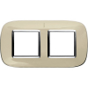 RAMKA OWALNA 2X2 MODUŁY LIQUID IVORY AXOLUTE - HB4802/2DA - LEGRAND