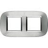 RAMKA OWALNA 2X2 MODUŁY AXOLUTE ALUMINIUM AXOLUTE - HB4802/2XC - LEGRAND