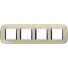 RAMKA OWALNA 4X2 MODUŁY LIQUID IVORY AXOLUTE - HB4802/4DA - LEGRAND
