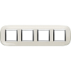 RAMKA OWALNA 4X2 MODUŁY LIQUID WHITE AXOLUTE - HB4802/4DB - LEGRAND