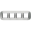 RAMKA OWALNA 4X2 MODUŁY AXOLUTE ALUMINIUM AXOLUTE - HB4802/4XC - LEGRAND