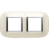 RAMKA OWALNA 2X2 MODUŁY SILVER AXOLUTE  - HB4802M2SAN - LEGRAND