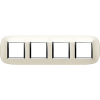 RAMKA OWALNA 4X2 MODUŁY SILVER AXOLUTE - HB4802M4SAN - LEGRAND