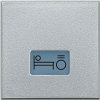 KLAWISZ "LAMPKA NOC" 2 MODUŁY ALUMINIUM AXOLUTE  - HC4921M2BL - LEGRAND