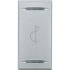 KLAWISZ ''MUZYKA'' 1 MODUŁ ALUMINIUM AXOLUTE MYHOME  - HC4911BE - LEGRAND