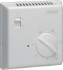 TERMOSTAT ELEKTRONICZNY Z WYŁĄCZNIKIEM RĘCZNYM 8A 1-POLOWY - EK003 - HAGER - BERKER