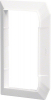 MASKOWNICA NA PRZEBICIE W ŚCIANIE 70X130 BIAŁA - G15139010 - HAGER - BERKER
