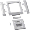 PŁYTKA FRONTOWA 2XRJ45 80MM UNIVERS NHC BEZHALOGENOWA SZARA - G32347035 - HAGER - BERKER