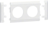 MASKOWNICA MODUŁOWA DO GNIAZDA PODWÓJNEGO KREMOWA - G35009001 - HAGER - BERKER