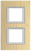 RAMKA PROTOKĄTNA PIONOWA 2X2 MODUŁY ASHWOOD AXOLUTE - HA4802/2LFR - LEGRAND