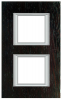 RAMKA PROTOKĄTNA PIONOWA 2X2 MODUŁY WENGE AXOLUTE - HA4802/2LWE - LEGRAND