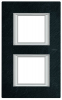 RAMKA PROTOKĄTNA PIONOWA 2X2 MODUŁY SLATE AXOLUTE - HA4802/2RLV - LEGRAND