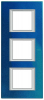 RAMKA PROSTOKĄTNA PIONOWA 3X2 MODUŁY BLUE MEISSEN AXOLUTE - HA4802/3BM - LEGRAND