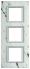 RAMKA PROSROKĄTNA PIONOWA 3X2 MODUŁY CARRARA MARBLE AXOLUTE - HA4802/3RMC - LEGRAND