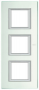 RAMKA PROSROKĄTNA PIONOWA 3X2 MODUŁY MIRROR GLASS AXOLUTE - HA4802/3VSA - LEGRAND