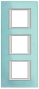 RAMKA PROSROKĄTNA PIONOWA 3X2 MODUŁY BLUE GLASS AXOLUTE - HA4802/3VZS - LEGRAND