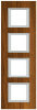RAMKA PROSTOKĄTNA PIONOWA 4X2 MODUŁY TEAK AXOLUTE - HA4802/4LTK - LEGRAND