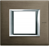 RAMKA PROSTOKĄTNA POZIOMA 2 MODUŁY BRUSHED BRONZE AXOLUTE - HA4802BR - LEGRAND