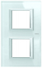 RAMKA PROTOKĄTNA PIONOWA 2X2 MODUŁY WHICE AXOLUTE - HA4802M2VSW - LEGRAND