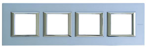 RAMKA PROTOKĄTNA POZIOMA 4X2 MODUŁY BRUSHED MERCURY AXOLUTE - HA4802M4HAZ - LEGRAND