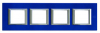 RAMKA PROTOKĄTNA POZIOMA 4X2 MODUŁY BLUE MEISSEN AXOLUTE - HA4802M4HBM - LEGRAND