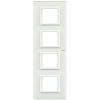 RAMKA PROTOKĄTNA PIONOWA4X2 MODUŁY WHITE GLASS AXOLUTE - HA4802M4VBB - LEGRAND
