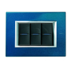 RAMKA PROTOKĄTNA 3 MODUŁY BLUE MEISSEN AXOLUTE - HA4803BM - LEGRAND