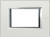 RAMKA PROTOKĄTNA 3 MODUŁY SILVER AXOLUTE  - HA4803SAN - LEGRAND