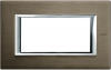 RAMKA PROTOKĄTNA 4 MODUŁY BRUSHED BRONZE AXOLUTE - HA4804BR - LEGRAND