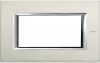 RAMKA PROTOKĄTNA 4 MODUŁY BRUSHED ALUMINIUM AXOLUTE - HA4804XC - LEGRAND