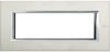RAMKA PROTOKĄTNA 6 MODUŁÓW BRUSHED ALUMINIUM AXOLUTE - HA4806XC - LEGRAND