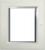 RAMKA PROSTOKĄTNA 3+3 MODUŁY BRUSHED ALUMINIUM AXOLUTE  - HA4826XC - LEGRAND
