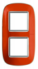 RAMKA OWALNA 2X2 MODUŁY LIQUID ORANGE AXOLUTE - HB4802/2DR - LEGRAND