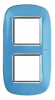 RAMKA OWALNA 2X2 MODUŁY LIQUID BLUE AXOLUTE - HB4802/2DZ - LEGRAND