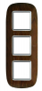 RAMKA OWALNA 3X2 MODUŁU WALNUT AXOLUTE  - hb4802/3lnc - LEGRAND