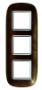 RAMKA OWALNA 3X2 MODUŁY COFFEE LEATHER AXOLUTE - HB4802/3SLS - LEGRAND