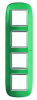 RAMKA OWALNA 4X2 MODUŁY LIQUID GREEN AXOLUTE - HB4802/4DV - LEGRAND