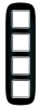 RAMKA OWALNA 4X2 MODUŁY SOLID BLACK AXOLUTE - HB4802/4NR - LEGRAND