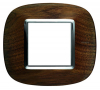 RAMKA OWALNA 2 MODUŁY WALNUT AXOLUTE  - hb4802lnc - LEGRAND