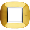 RAMKA OWALNA 2 MODUŁY SHINY GOLD AXOLUTE - HB4802OR - LEGRAND