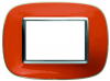 RAMKA OWALNA 3 MODUŁY LIQUID ORANGE AXOLUTE - HB4803DR - LEGRAND