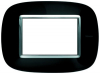 RAMKA OWALNA 3 MODUŁY SOLID BLACK AXOLUTE - HB4803NR - LEGRAND