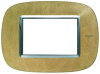 RAMKA OWALNA 3 MODUŁY SAND LEATHER AXOLUTE - HB4803SLC - LEGRAND