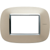 RAMKA OWALNA 3 MODUŁY LIGHT TITANIUM AXOLUTE - HB4803TC - LEGRAND