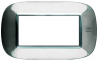 RAMKA OWALNA 4 MODUŁY SHINY ALESSI STEEL AXOLUTE - HB4804AXL - LEGRAND