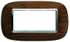 RAMKA OWALNA 4 MODUŁY WALNUT AXOLUTE - HB4804LNC - LEGRAND